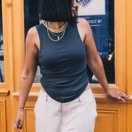 Olives Basics Anna Reversible Hi-Low Tank