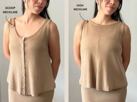 Olive Basics Sarah Reversible Button Tank - Image 18