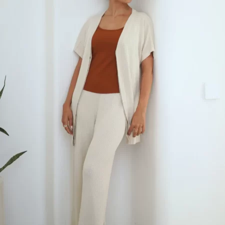 Olive Basics Abby Knit Pocket Pants