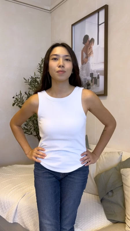 Olives Basics Anna Reversible Hi-Low Tank - Image 2