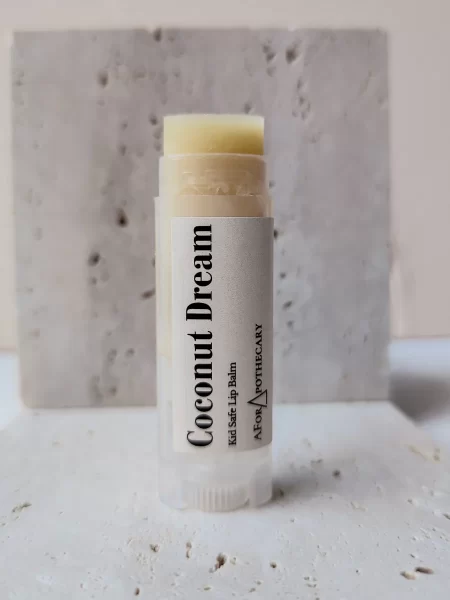 A For Apothecary Coconut Dream Lip Balm (Kids Safe)