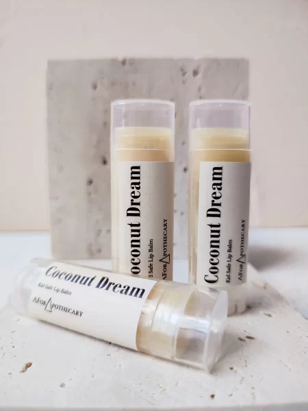 A For Apothecary Coconut Dream Lip Balm (Kids Safe) - Image 4