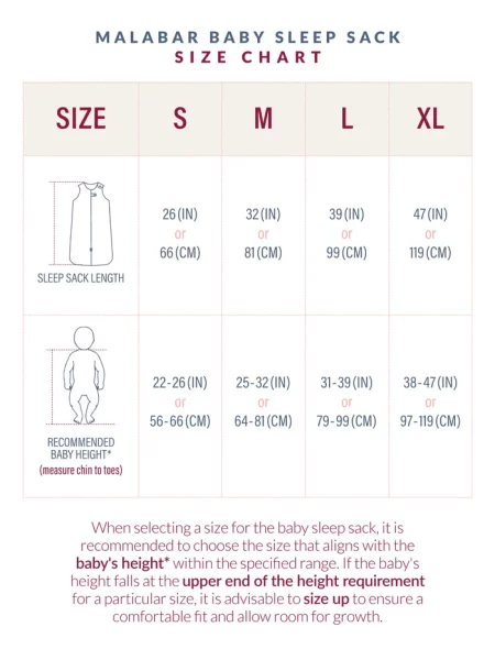 Malabar Baby Melange Wearable Baby Sleep Sack TOG 0.6 (Lightweight) in Oatmeal - Image 3